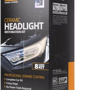 Premium Ceramic Headlight Restoration Kit, 8-Wipe Set