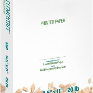 Sustainable Printer Paper, 8.5 x 11 in, 500 Sheets